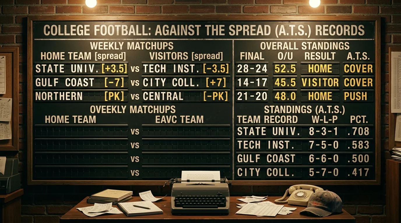 Pizarra de estadísticas deportivas con marcadores y resultados